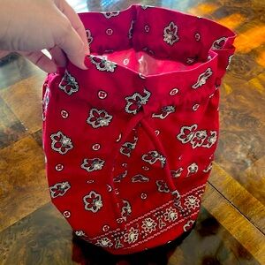 Vera Bradley cinch wet bag.